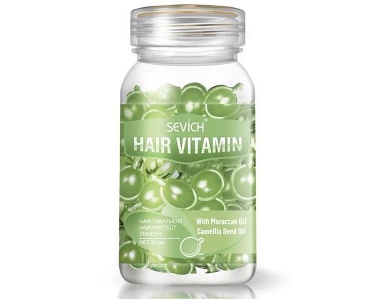 Капсули для волосся «Сяяння кольору» Sevich Vitamin With Morocan Oil & Camellia Oil, 30 капсул moroccan+camelia фото
