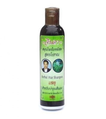 Трав'яний шампунь Jinda від випадіння волосся баймісот + анчан Jinda Herbal Shampoo, 250 мл 8857106890019 фото