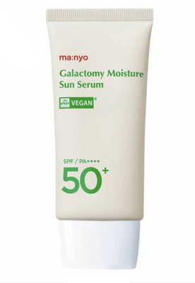 Сонцезахисна сироватка для обличчя Manyo Galactomy Moisture Sun Serum SPF50+ PA++++, 50 мл 8809730955374 фото