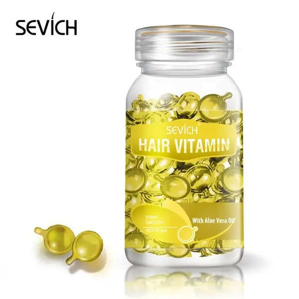 Капсули для волосся «Сила та М'якість» Sevich Hair Vitamin With Aloe Vera Oil, 30 капсул  aloeveraoil фото