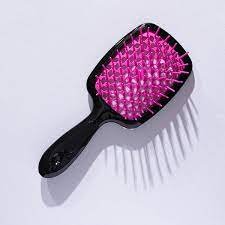 Гребінець для волосся Hollow Comb Superbrush Plus Black+Pink 6258202012190bp фото