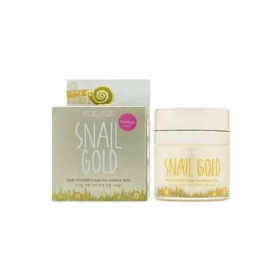 Антивіковий крем для обличчя з золотом і равликом Cathy Doll Snail Gold Snail Firming Cream For Skin Wrinkle Skin 8809178534278 фото