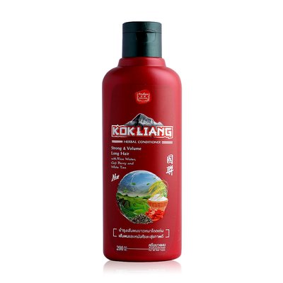 Kokliang Herbal Conditioner Strong & Volume Long Hair 200 ml., Бальзам для волосся з ягодами годжі і білим чаєм 8850602022151 фото