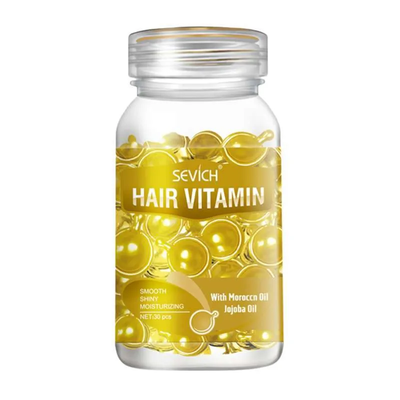 Капсули для волосся Sevich Hair Vitamin With Morocan, Jojoba Oil (марокканська олія і жожоба) 30 капсул Золоті moroccan+jojoba фото