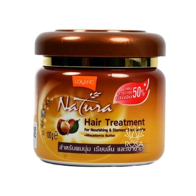 Восстанавливающая маска для волос с маслом макадамии Lolane Natura Hair Treatment, 100 мл 8850460992528 фото