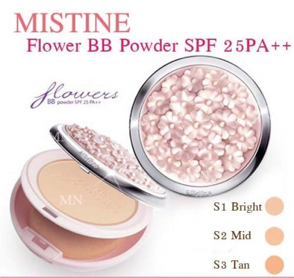 Компактна ББ-пудра "Квітка" Mistine "Flowers" BB Powder SPF 25 PA++ 10 гр 8859178706144 фото
