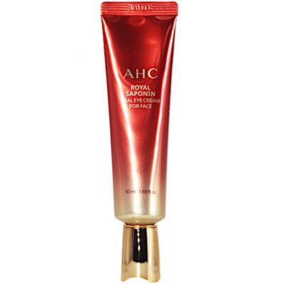 Антивіковий крем для повік та обличчя AHC Royal Saponin Real Eye Cream for Face 50 ml 8809759094559 фото