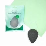 Спонж конняку с древесным углем GriMunic Vegan 100% Bamboo Charcoal Konjac Sponge 8809801090034 фото