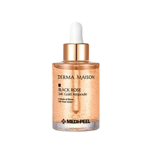 Ревитализирующая ампула с розой и золотом Medi-Peel Derma Maison Black Rose 24K Gold Ampoule, 95мл 8809409348629 фото