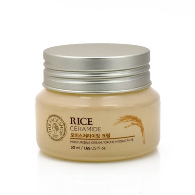 Увлажняющий рисовый крем для лица с керамидами The Face Shop Rice Ceramide Moisturizing Cream, 50 мл 8806182535475 фото