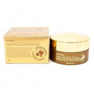 Живильний кисневий крем для обличчя Deoproce Fermentation Active Healing Cream, 100 мл 8809567925229 фото