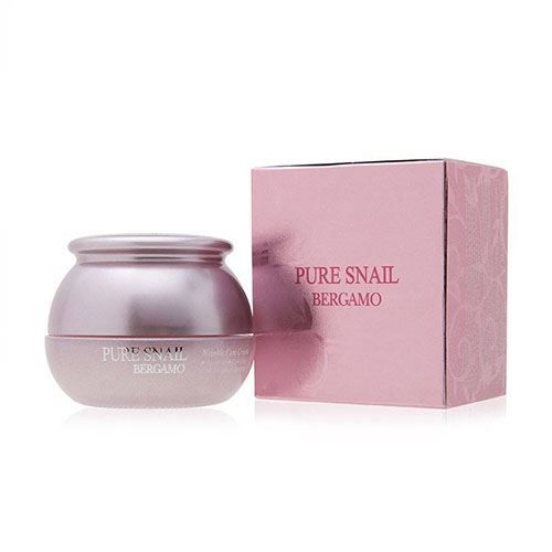 Улиточный крем с антивозрастным и лифтинговым эффектом Bergamo Pure Snail Wrinkle Care Cream 8809180018209 фото