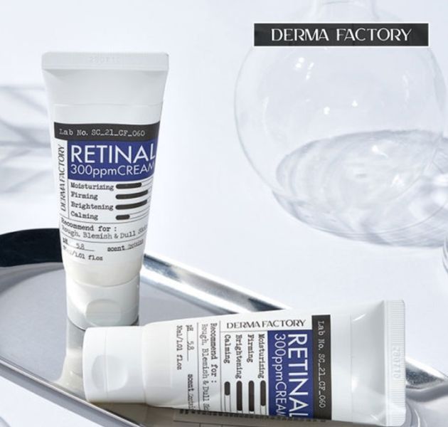 Зміцнювальний крем для сяйва шкіри з ретиналем 0,03% DERMA FACTORY Retinal 300ppm Cream 000707 фото