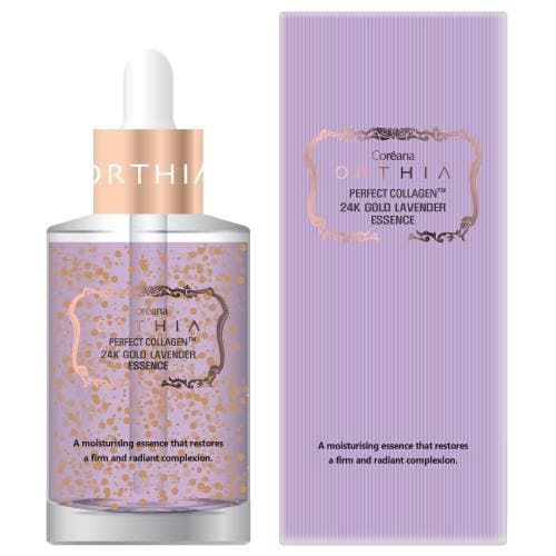 Сироватка з 24К золотом та лавандою та колагеном Coreana ORTHIA Perfect Collagen 24K Gold Lavender Essence 50ml  8804014239850 фото