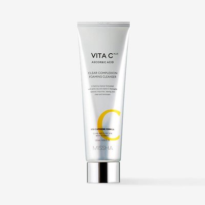 Очищуюча пінка для обличчя з ліпосомальним вітаміном С Missha Vita C Plus Clear Complexion Foaming Cleanser, 120 мл 8809643523479 фото