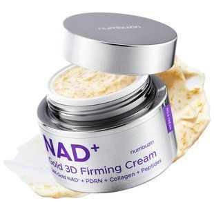 Функциональный антивозрастный крем с золотыми нитями, NAD+, пептидами и PDRN для упругости лица, шеи и зоны декольте Numbuzin No.9 NAD+ Gold 3D Firming Cream 8800394230166 фото