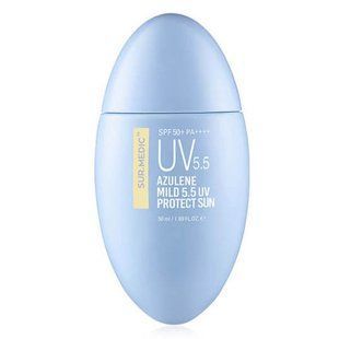 SUR.MEDIC AZULENE MILD 5.5 UV PROTECT SUN SPF50+ PA++++ Легкий сонцезахисний крем з фотостабільними фільтрами нового покоління 50 мл 8809653242766 фото