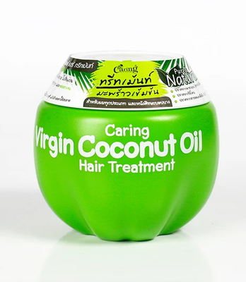 Лікувальна маска для волосся з кокосовим маслом Саring Hair Treatment Virgin Coconut Oil, 230 гр 8852053016246 фото