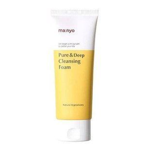Пінка для глибокого очищення пор з керамідами Manyo Factory Pure Deep Cleansing Foam, 100 мл 880005511470005 фото