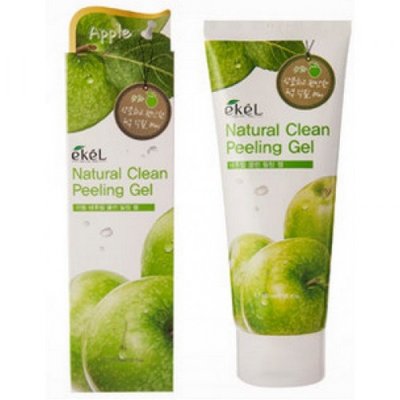 Пілінг-скатка з екстрактом зеленого яблука Ekel Apple Natural Clean Peeling Gel, 180 мл 8809430539751 фото