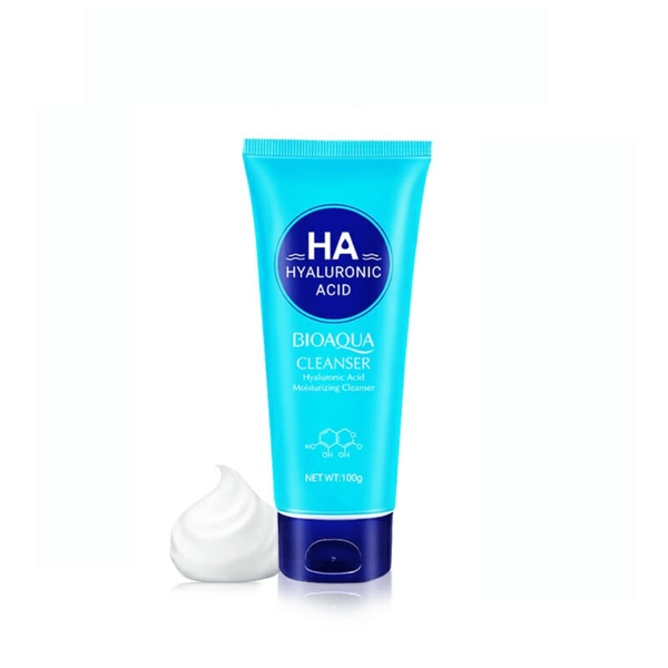 Пенка для умывания с гиалуроновой кислотой Bioaqua HA Hyaluronic Acid Water Get Foaming Cleanser, 100 мл 6947790793924 фото