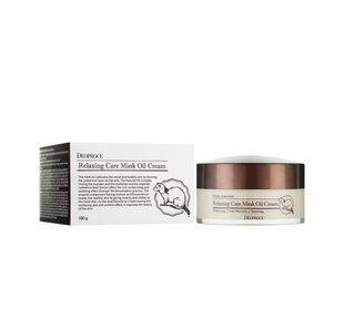 Розслаблювальний крем із жиром норки Deoproce Relaxing Care Mink Oil Cream,&nbsp;100&nbsp;ml minkoil фото